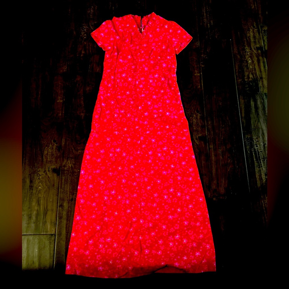 AUTHENTIC 50 / 60’s VINTAGE LONG DRESS